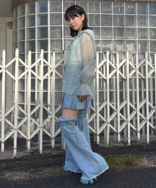 Candy Stripper ブラウス シャツ SHEER SAILOR レディース Candy Stripper ブラウス シャツ SHEER SAILOR レディース