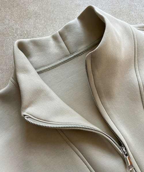 SUWDEE トレーナー スウェット half zip sweat pullover レディース