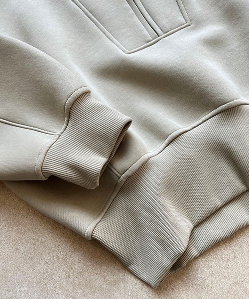 SUWDEE トレーナー スウェット half zip sweat pullover レディース