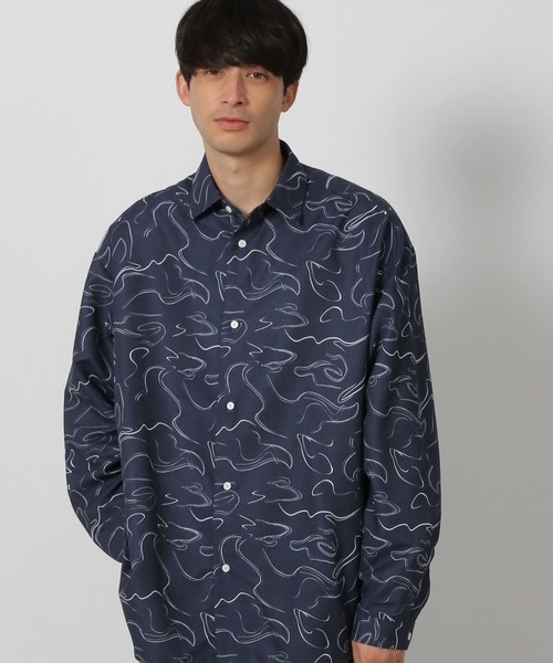 LAKOLE（ラコレ） シャツ スエード柄シャツ/291286 メンズ : ZOZOTOWN
