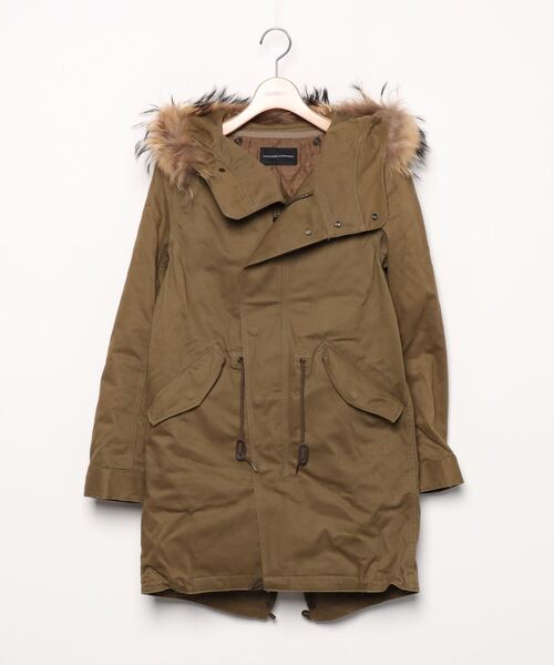 LOUNGE LIZARD（ラウンジリザード） モッズコート 1 グリーン メンズ