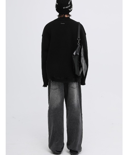 「MASONPRINCE」 ニットカーディガン S ブラック メンズ_画像7