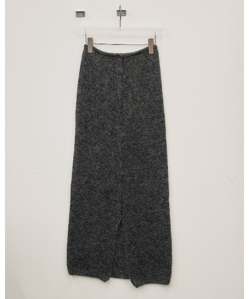 todayful ウールモヘアラップスカート チャコールグレー セール】Woolmohair Wrap Skirt（スカート）｜TODAYFUL（トゥデイフル