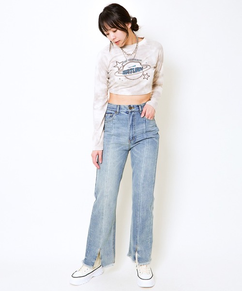 tシャツ テトロン×コットンラメブロードストラップシャツ レディース ユニクロ公式 | エクストラファインコットンブロードストライプ