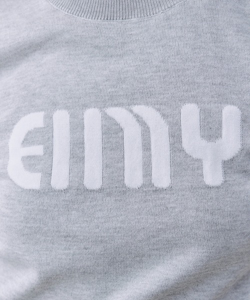 eimy istoire ニット セーター EIMYロゴハーフスリーブニット