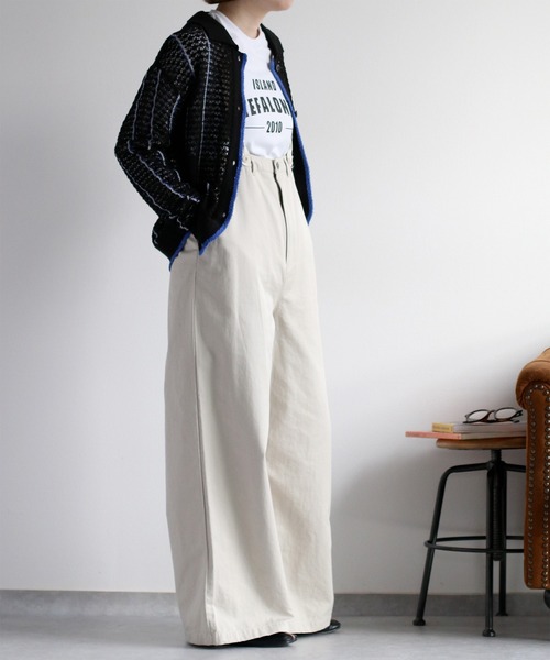 cepo（セポ） パンツ サスペンダーツイルワイドパンツ「低身長 / 高