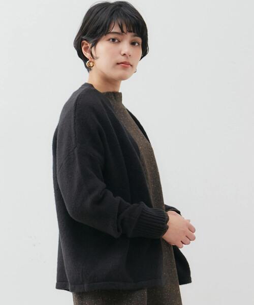 「MELROSE claire」 ニットカーディガン FREE ブラウン レディース_画像2