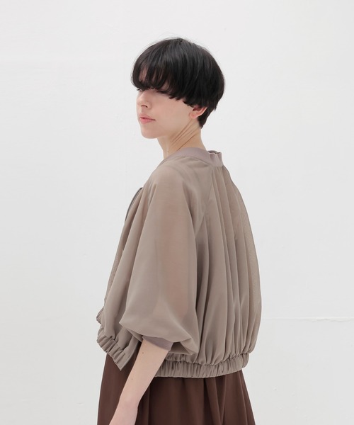 新品DRESSLAVE sheer bubble blouson ブルゾン DRESSLAVE ブルゾン アウター sheer bubble blouson(シアー