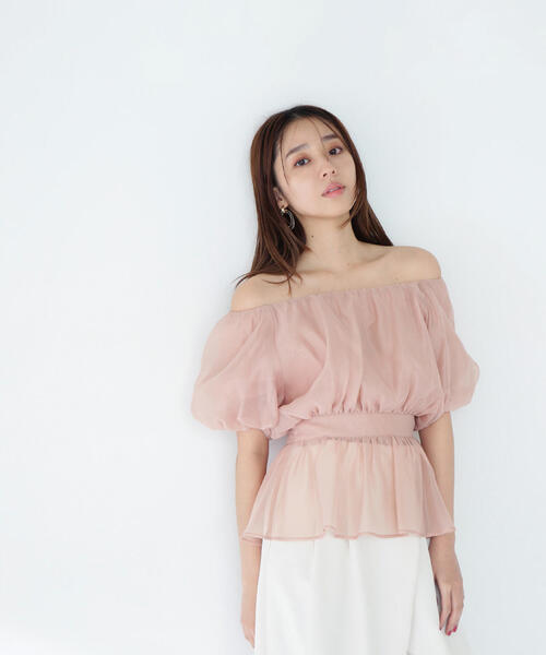 美品 クロエ ブラウス ノーカラーシャツ ヴァージンウール