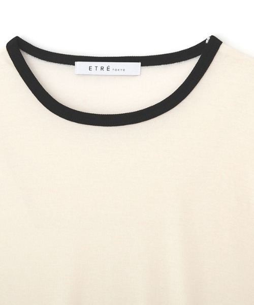 ETRE TOKYO ガーターディテールリンガーTee ETRE TOKYO - ガーターディテールリンガーTee - SAGE | ADDICT
