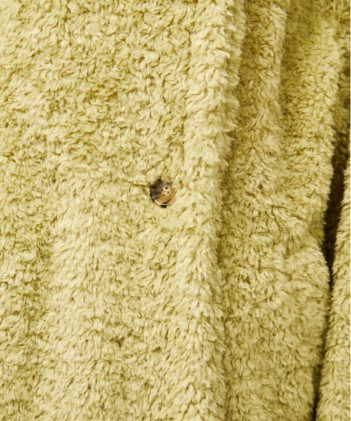 「NERGY」 チェスターコート FREE イエロー レディース_画像7