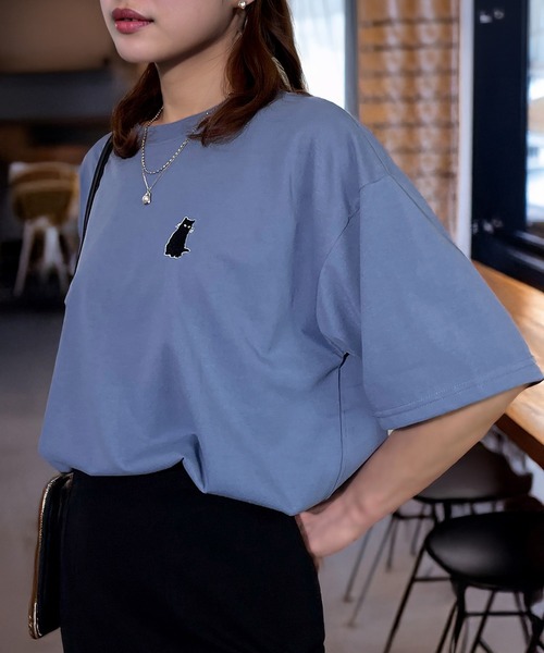 Candlestick uvカット tシャツ キャット 猫 ネコ ヌコ レトロ