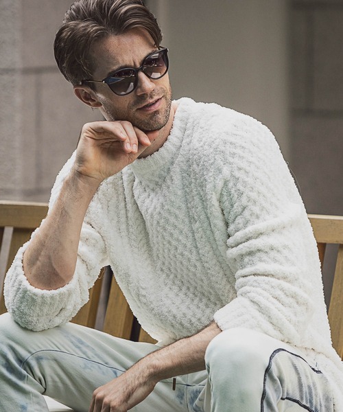 1PIU1UGUALE3 RELAX 「1PIU1UGUALE3 RELAX 」 長袖ニット M ネイビー