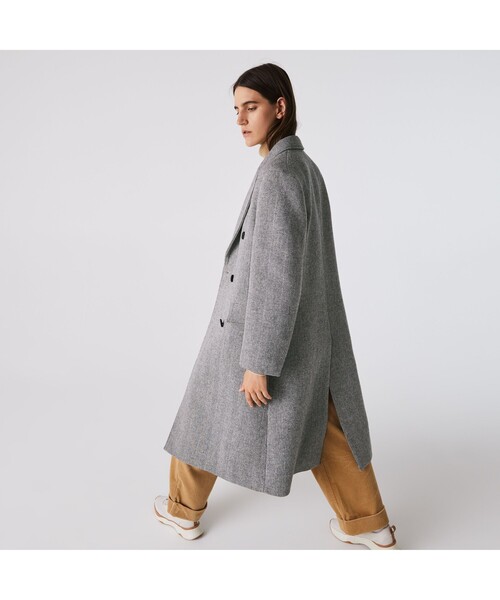 LACOSTE（ラコステ） チェスターコート 38 ネイビー レディース