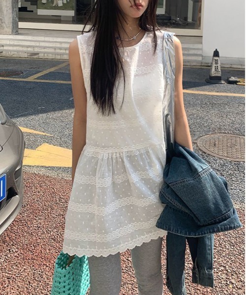 diagram シースルー ドット柄 ワンピース diagram シースルー ドット柄 ワンピース diagram シースルー ドット柄