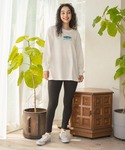 パンツ ハイウエストベーシックリブレギンス レ...の詳細画像4