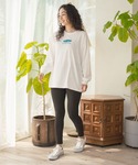 パンツ ハイウエストベーシックリブレギンス レ...の詳細画像5