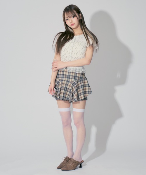 BLUMARINE 花柄　長袖　カーディガン　ピンク　フリル　シルクフリル BLUMARINE 花柄 長袖 カーディガン ピンク フリル シルクフリル