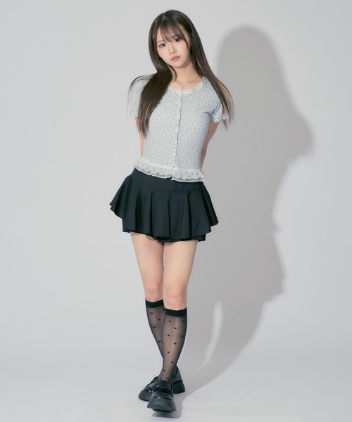 ALLuRing ChaRm カーディガン Floral Frill Cardigan / 花柄