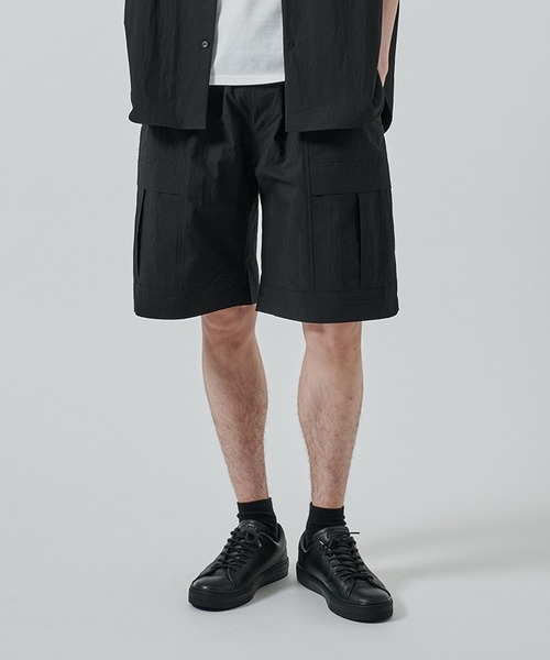 N.HOOLYWOOD レザーショーツ エヌハリウッド】2251-CP52-003 SHORTS(36 DARK GREY): N.HOOLYWOOD