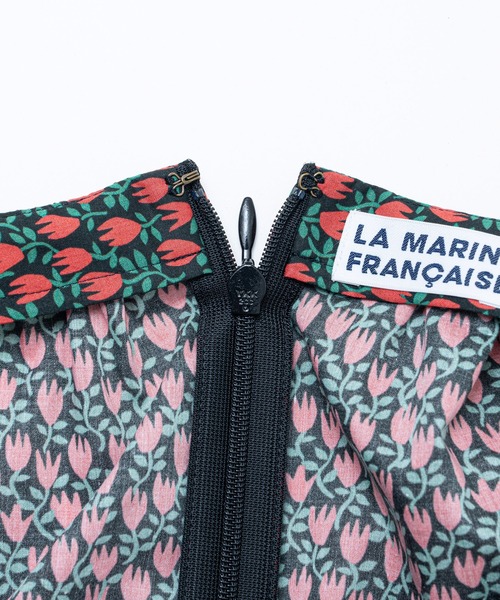 LA MARINE FRANCAISE リバティプリント　衿フリルシャツ LA MARINE FRANCAISE リバティプリント 衿フリルシャツ - メルカリ