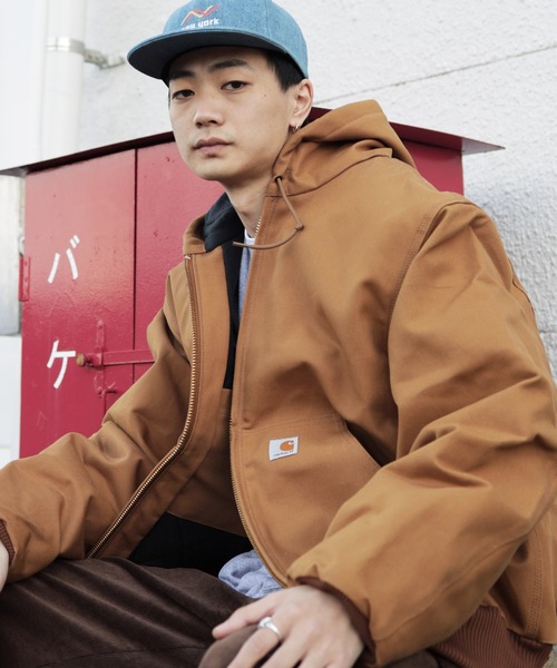 Carhartt ブラウン ブルゾン Carhartt（カーハート） ジップアップブルゾン LARGE ブラウン メンズ