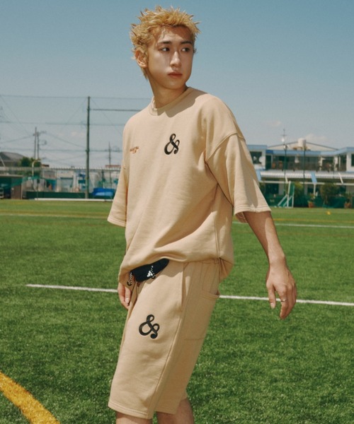 ＆RSON（アンダーソン） tシャツ STANDARD S/S SWEAT SETUP メンズ