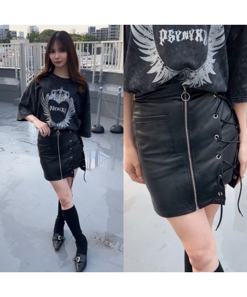 れいちゃ THICC スカート レザースカート : ZOZOTOWN Yahoo!店 - 通販 - Yahoo
