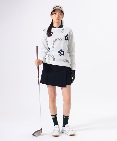 BEAMS GOLF（ビームス ゴルフ） ニット セーター ORANGE LABEL / ロゴ