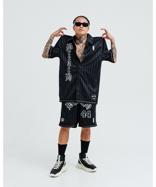 BREATH シャツ 半袖 × MITCHELL＆NESS BB SHOOTING SHIRT メンズ