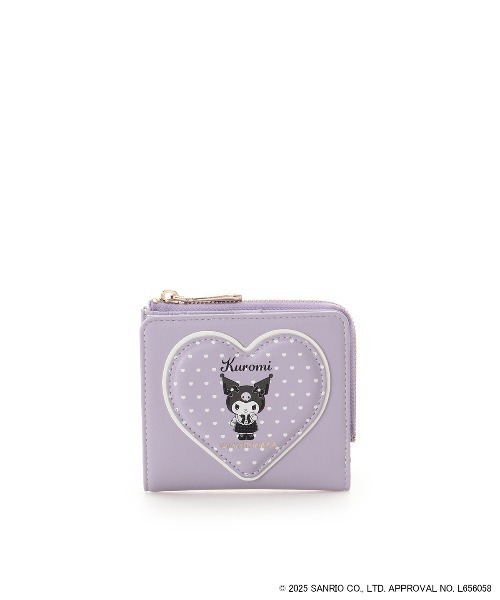 sanrio（サンリオ） ミニ 二つ折り 二つ折り財布 財布 「クロミ