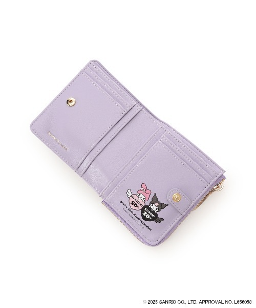 sanrio（サンリオ） ミニ 二つ折り 二つ折り財布 財布 「クロミ