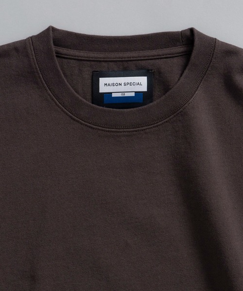 「MAISON SPECIAL」 長袖Tシャツ 1 ブラック メンズ