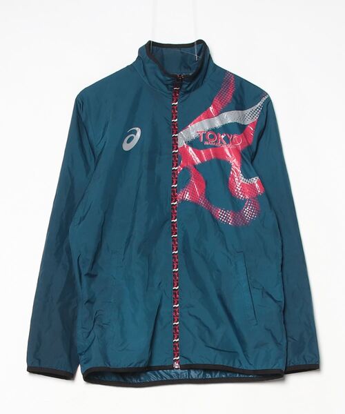 ASICS（アシックス） ジップアップブルゾン M ブルー メンズ