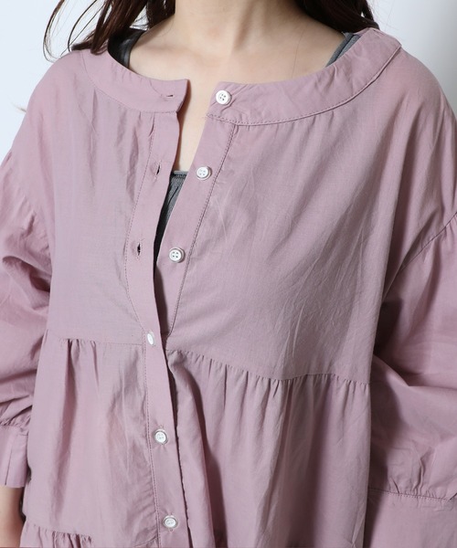 「SETUP7」 「maisonbreeze」7分袖ブラウス FREE ブラック レディース_画像3