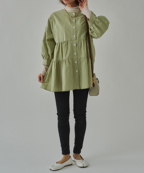 「SETUP7」 「maisonbreeze」7分袖ブラウス FREE ブラック レディース_画像9