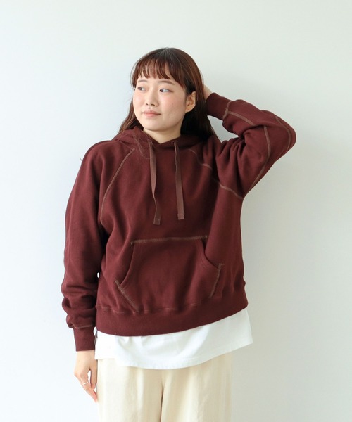 PAR ICI（パーリッシィ） パーカー リサイクルコットン 裏毛フーディー