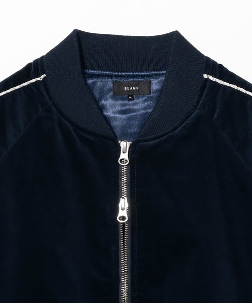 BEAMS（ビームス） ブルゾン アウター リラックスフィット ベロア