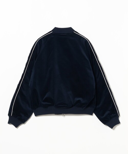 黒ベルベット　ベロア　スカジャン　中綿 THRASHER（スラッシャー） スカジャン 「70」「THRASHER/スラッシャー