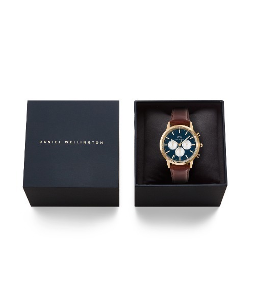 腕時計 Iconic Chronograph 40MM St Mawes Arch 5-Link Panda メンズ腕時計 ゴールドの画像