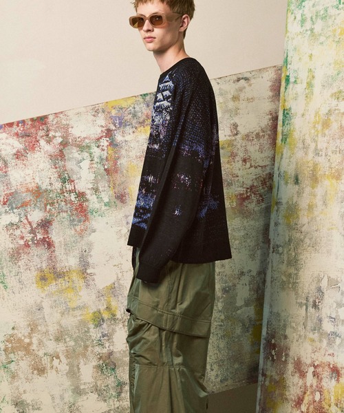 【試着のみ‼️】maison special メゾンスペシャル 総柄ニット MAISON SPECIAL（メゾンスペシャル） セーター ニット 「UNISEX