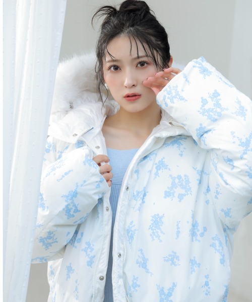 rienda ダウンコート ダウンジャケット リバーシブルダウンジャケット