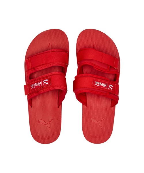 「PUMA」 サンダル 23.0cm レッド メンズ_画像2