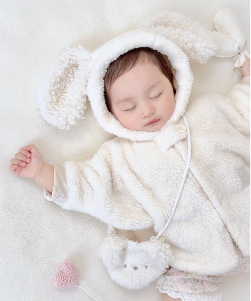 mocmof（モクモフ） ポンチョ ぬいぐるみ ケープ キッズ 子供服 男の子