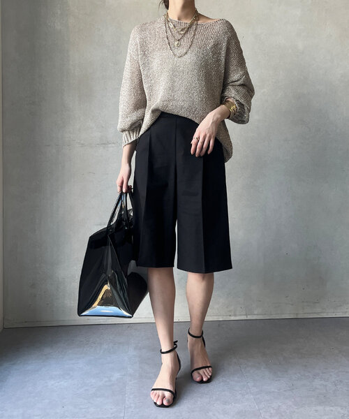 「DouDou」 ハーフパンツ FREE ブラック レディース_画像2