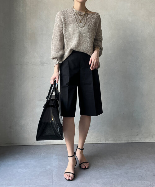 「DouDou」 ハーフパンツ FREE ブラック レディース_画像3