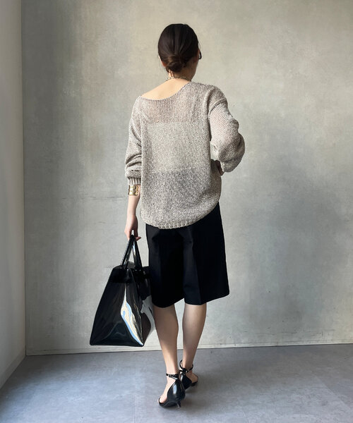 「DouDou」 ハーフパンツ FREE ブラック レディース_画像6