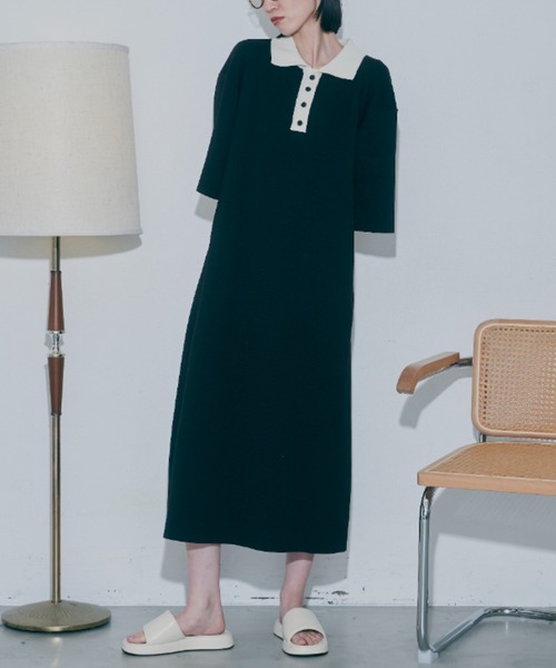 XS ブリーフィング ダンボールニット半袖ワンピース ブラック　新品未使用 XS ブリーフィング ダンボールニット半袖ワンピース ブラック 新品未使用