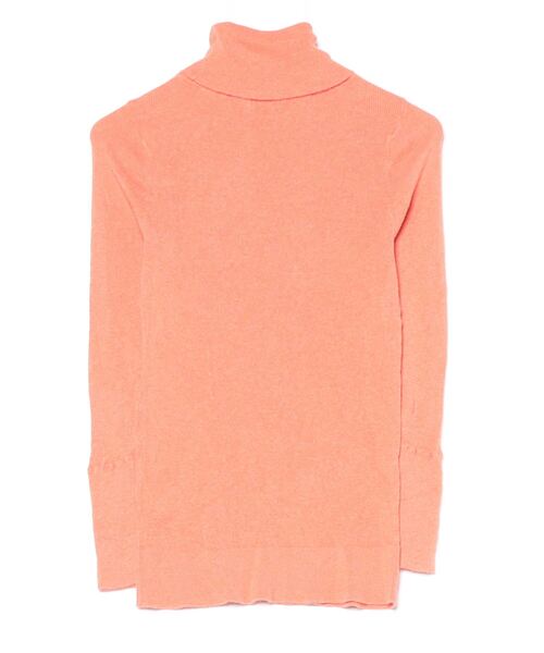 「tumugu」 タートルネックニット FREE オレンジ レディース_画像2