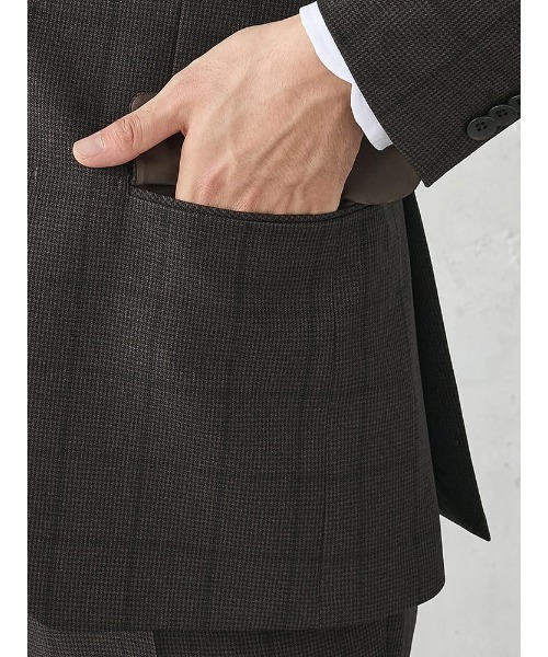 極美品】シップス カシミヤ混 セットアップ スーツ ウィンドウペン S